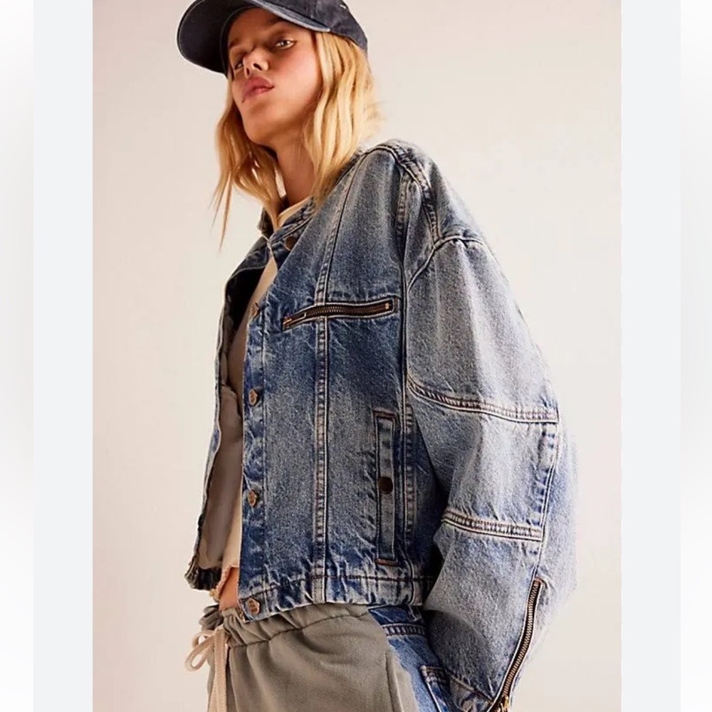 We The Free Blue Jean Jackets *NEW WITHOUT TAGS* - Picture 9 of 9
